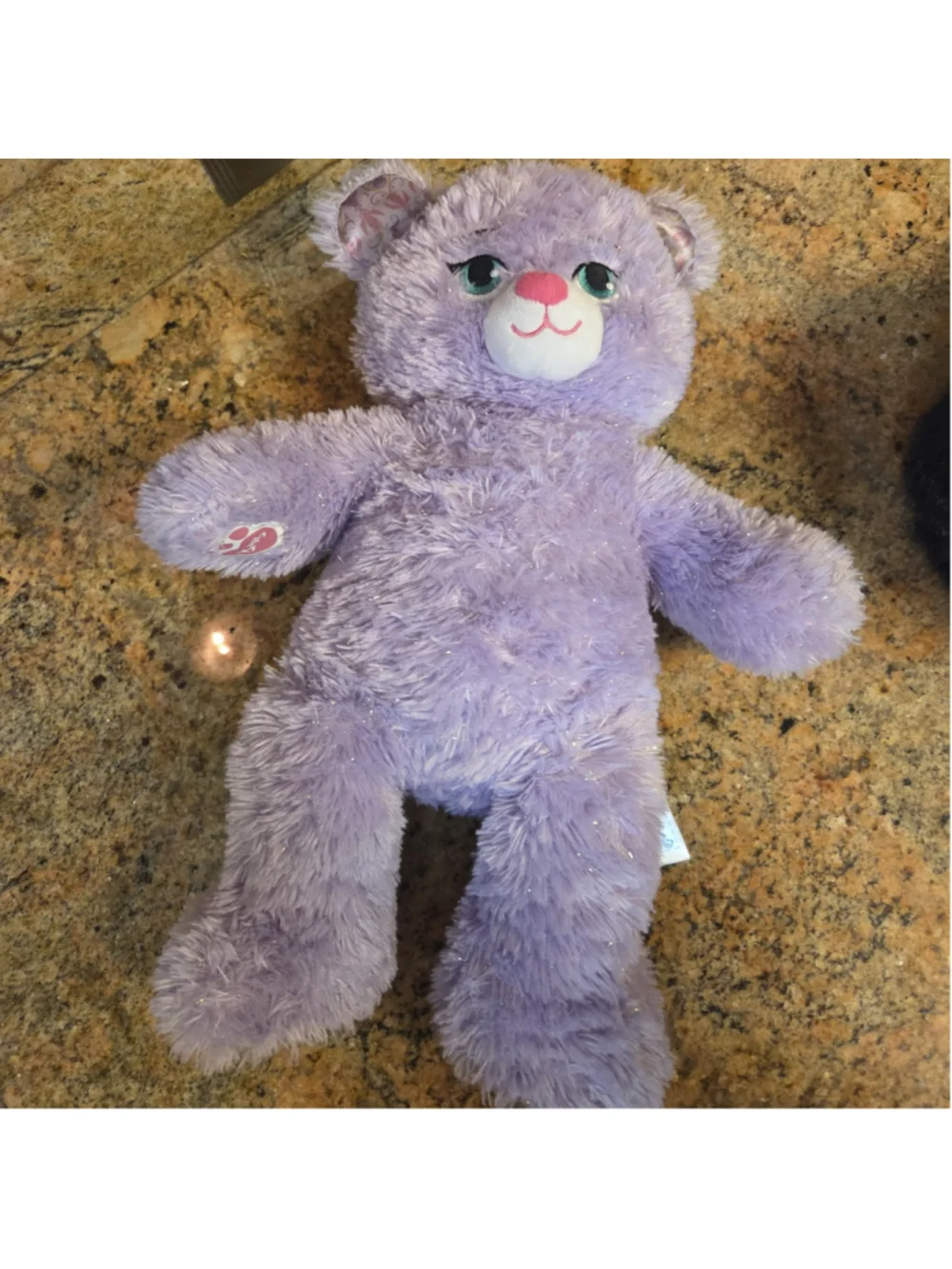 Girls Build-A-Bear Workshop Disney Frozen Anna Stuffed Animal Purple One Size 18